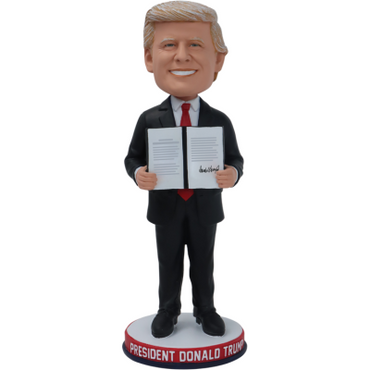 Donald Trump Executive Order Bobblehead (Presale) (ONLINE ORDER ONLY)