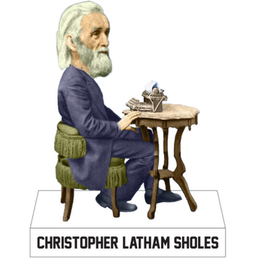 Christopher Latham Sholes Bobblehead (Presale) (ONLINE ORDER ONLY)