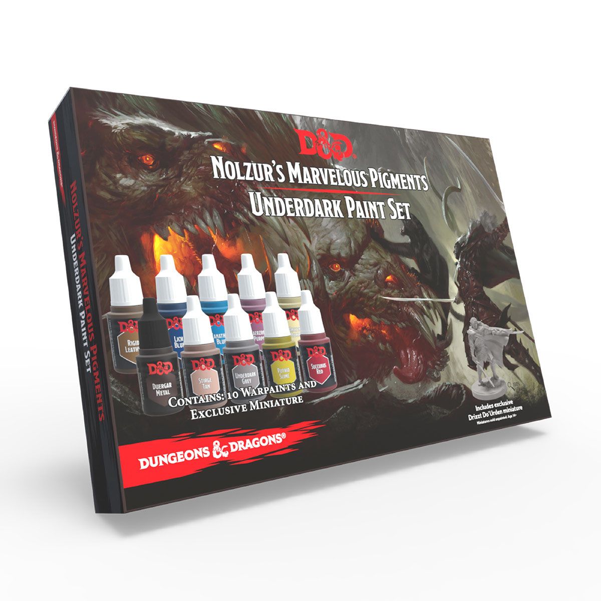 The Army Painter - D&D - Nolzur's Marvelous Pigments - Underdark Paint Set & Miniature (Online Order Only)