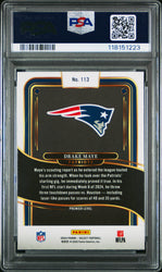 Graded 2024 Panini Select Drake Maye #113 Rookie RC Football Card PSA 10 Gem Mint (ONLINE ORDER ONLY)
