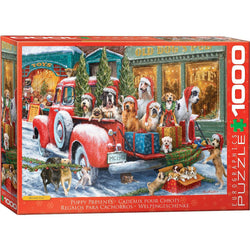 Puppy Presents 1000 Piece Jigsaw Puzzle Eurographics (ONLINE ORDER ONLY)