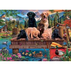 Pups & Ducks 350 Piece Family Jigsaw Puzzle Cobble Hill (ONLINE ORDER ONLY)