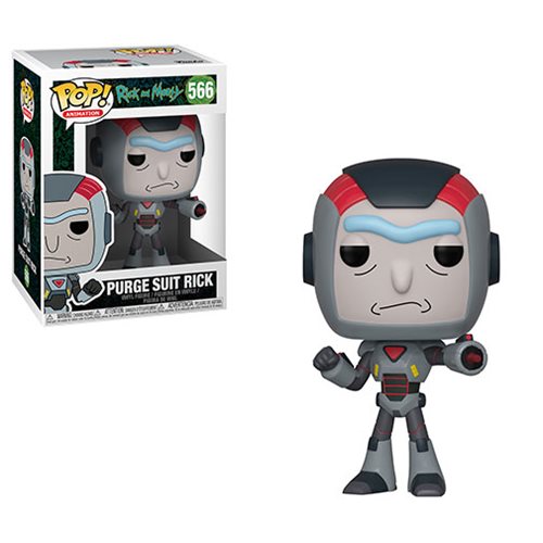 Funko POP! Rick and Morty: S6 - Purge Suit Rick Vinyl Figure #566 (ONLINE ORDER ONLY)