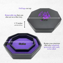 Purple Dragon Tray of Holding™ Dice Tray by Norse Foundry (ONLINE ORDER ONLY)