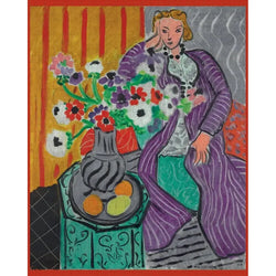 Purple Robe & Anemones by Henri Matisse 1000 Piece Jigsaw Puzzle Pomegranate