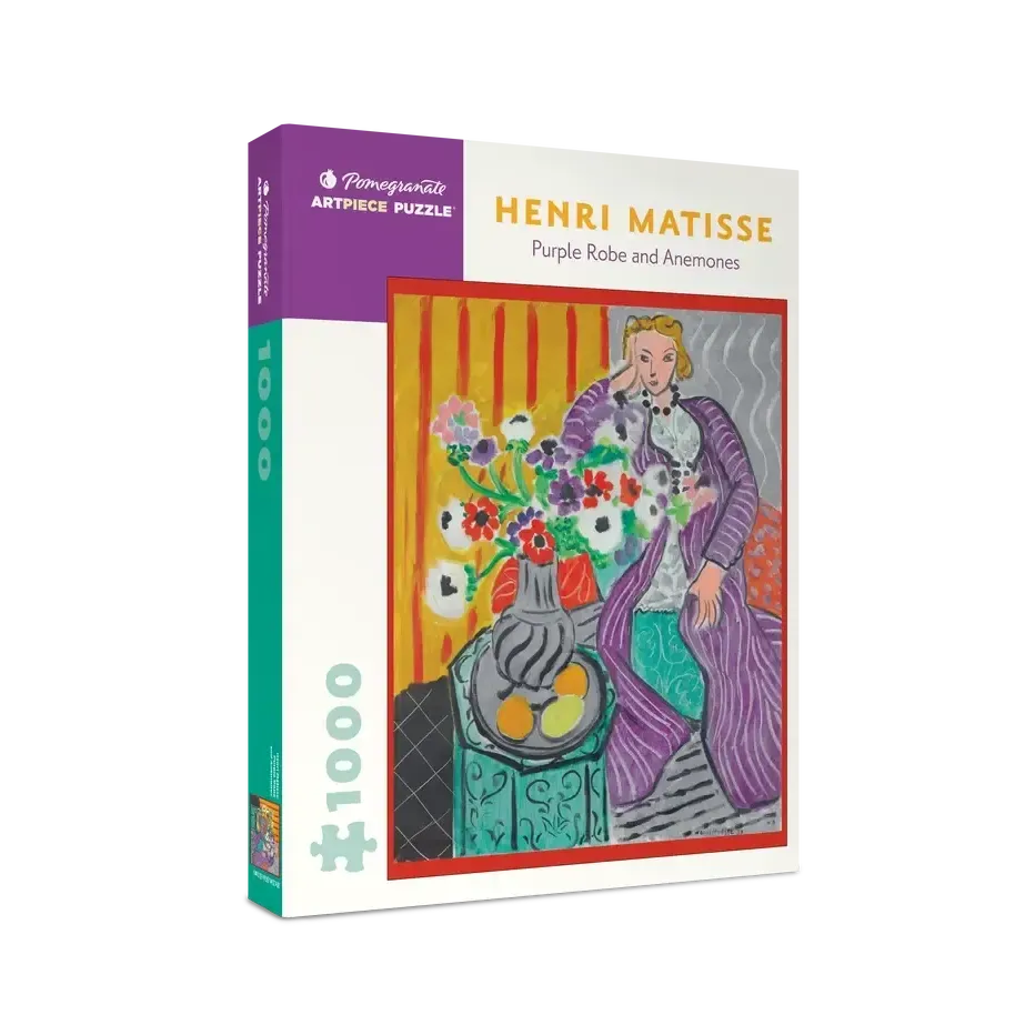 Purple Robe & Anemones by Henri Matisse 1000 Piece Jigsaw Puzzle Pomegranate