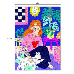 Purr 99 Piece Mini Jigsaw Puzzle Puzzledly (ONLINE ORDER ONLY)