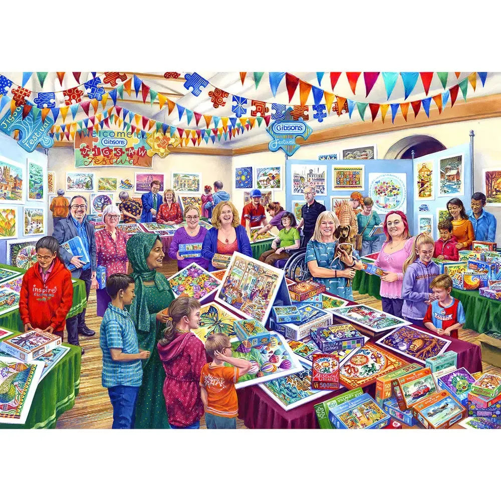 Puzzle Festival 1000 Piece Jigsaw Puzzle Gibsons (ONLINE ORDER ONLY)