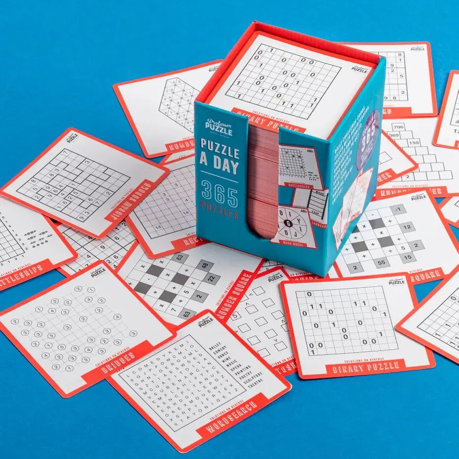 Puzzle a Day - 365 Puzzles Give You Brain a Daily Workout - Professor Puzzle (ONLINE ORDER ONLY)