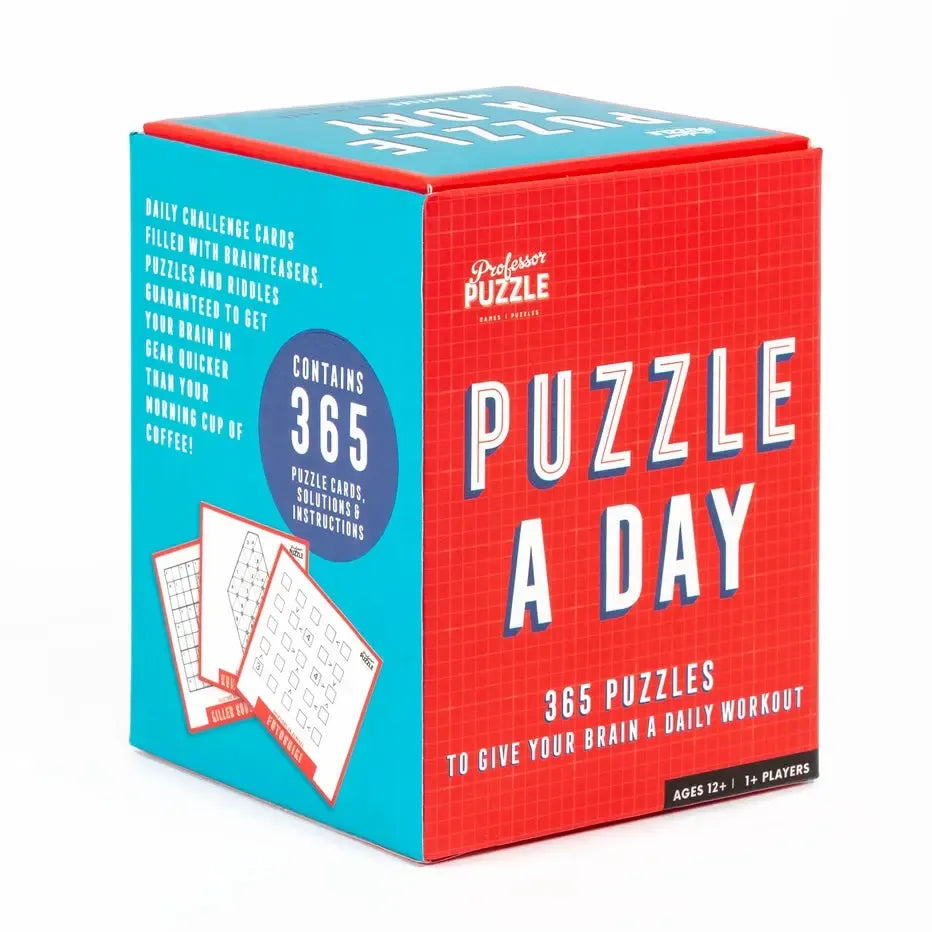Puzzle a Day - 365 Puzzles Give You Brain a Daily Workout - Professor Puzzle (ONLINE ORDER ONLY)