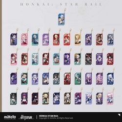 Honkai: Star Rail Invitation From The Stellar Series Glitter Quicksand Acrylic Keychain
