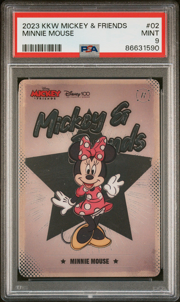 2023 KAKAWOW HOTBOX MICKEY & FRIENDS CHEERFUL TIMES MINNIE MOUSE 2 PSA 9 (Online Order Only)