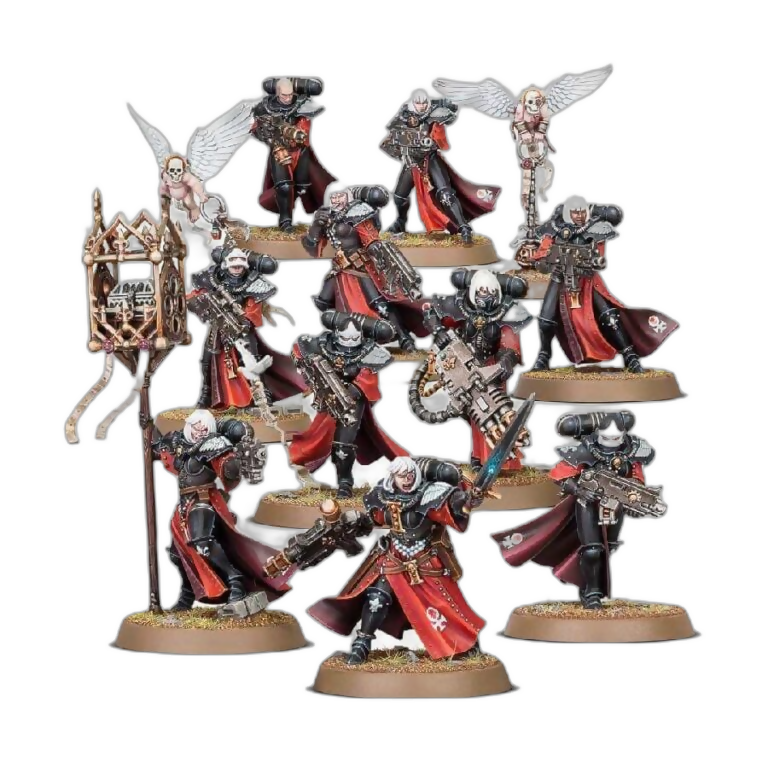 Battle Sisters Squad/Dominions & Celestians (New in Box/Sprue) (ONLINE ORDER ONLY)