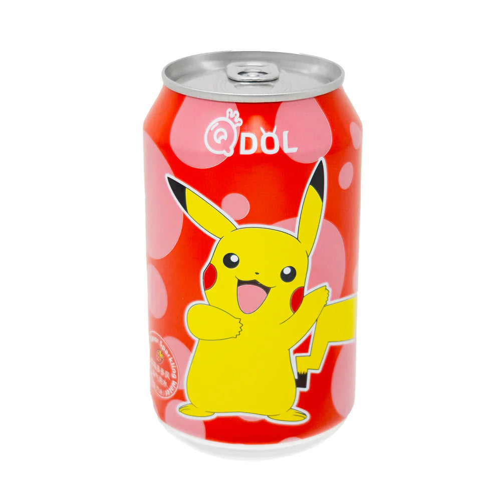 QDol Pokémon Strawberry Sparkling Water (330ml) (China) (ONLINE ORDER ONLY)