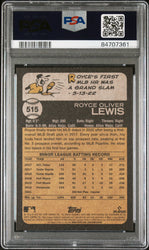 2022 TOPPS HERITAGE ROYCE LEWIS  #515 - PSA 10 ROOKIE CARD (Online Order Only)