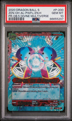 2020 DRAGON BALL SUPER ZEN-OH AL-PWFL/ZN.H #P-200 - PSA 10 (Online Order Only)