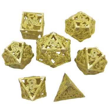 (Base Brass) Deadly Dragon Dice: Shards of Oblivion Hollow Metal (Online Only)