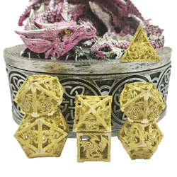 (Base Brass) Deadly Dragon Dice: Shards of Oblivion Hollow Metal (Online Only)