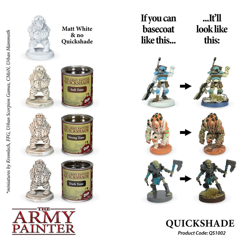 Army Painter Quickshade Dip: Strong Tone (ONLINE ORDER ONLY)