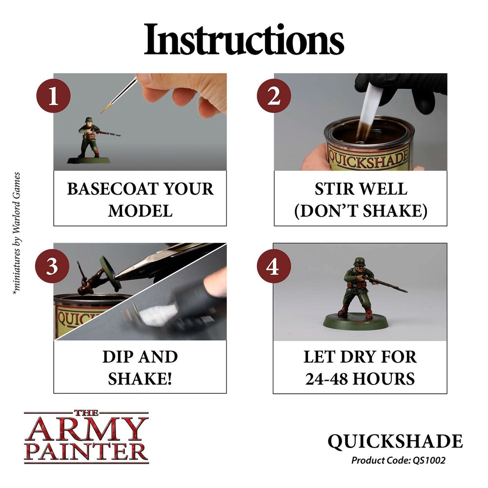 Army Painter Quickshade Dip: Strong Tone (ONLINE ORDER ONLY)