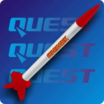 QST1005 Starhawk Model Rocket Kit (ONLINE ORDER ONLY)