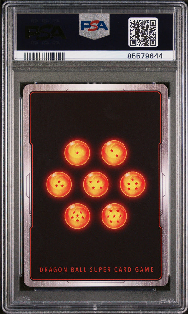 2018 DRAGON BALL SUPER MIRACULOUS REVIVAL BLK.MSKD.SAIYAN/DVSTR #BT5-111 PSA 10 (Online Order Only)