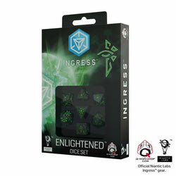 QWS66IEN21 Black Opaque Dice Green Ingress Enlightened Markings (ONLINE ORDER ONLY)