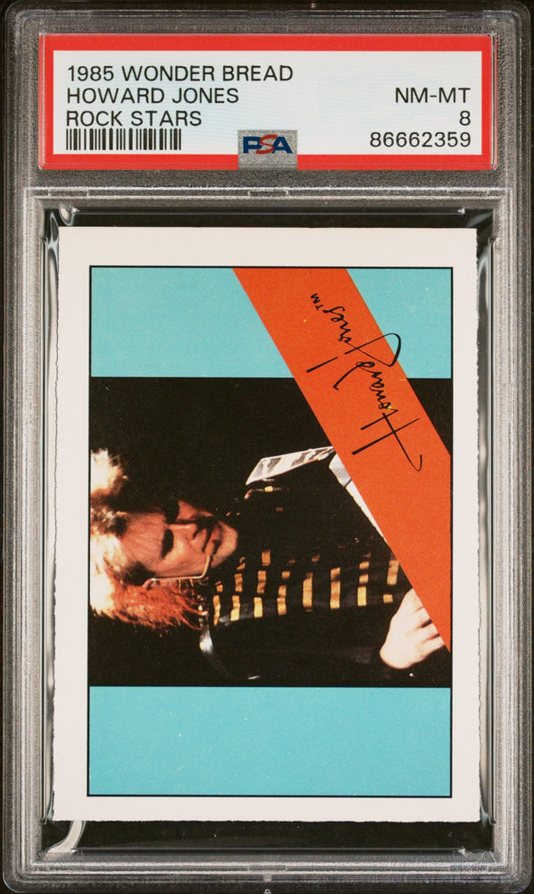 1985 WONDER BREAD ROCK STARS HOWARD JONES ROCK STARS # - PSA 8 (Online Order Only)