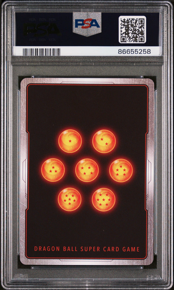 2022 DRAGON BALL SUPER REALM OF THE GODS 7 SSG GOKU, DVN RSTRNT #P-362 - PSA 9 (Online Order Only)