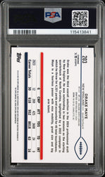 Graded 2024 Topps Chrome Drake Maye #203 Rookie RC Football Card PSA 10 Gem Mint (ONLINE ORDER ONLY)