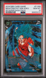 2018 DRAGON BALL SUPER SUPER DASH NEGATING FST SSB GOKU #P-088 - PSA 10 (Online Order Only)