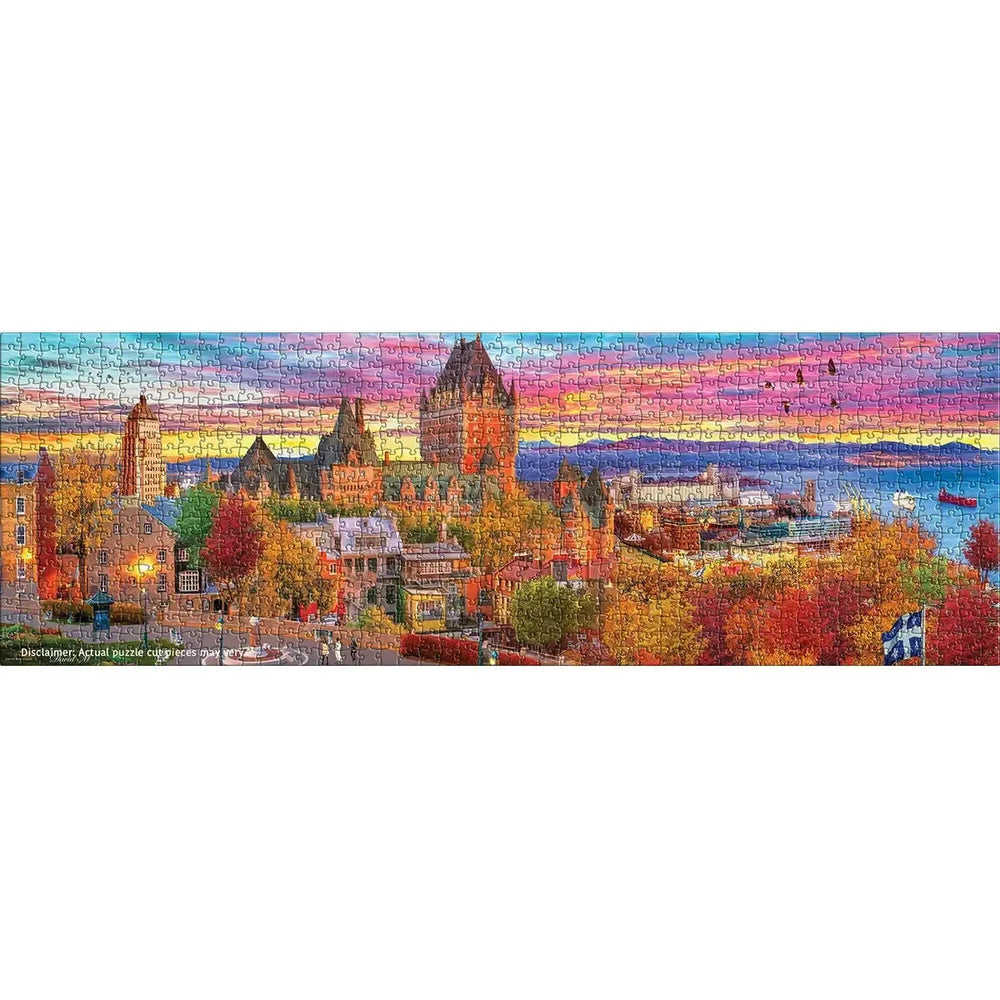 Quebec City 1000 Piece Panoramic Jigsaw Puzzle Eurographics