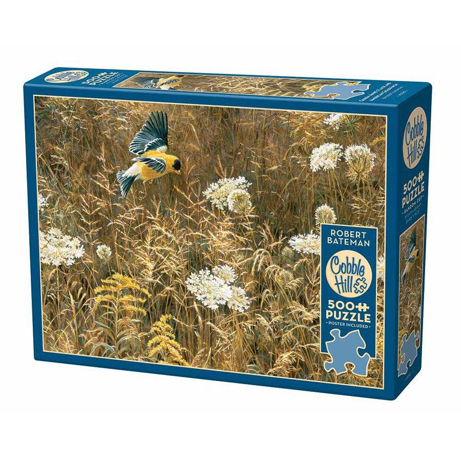 Queen Anne's Lace & American Goldfinch 500 Piece Jigsaw Puzzle Cobble Hill (ONLINE ORDER ONLY)
