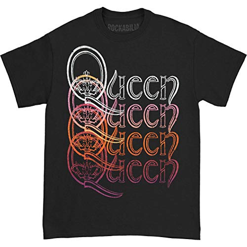 QUEEN REPEAT LOGO BLACK SS TEE LARGE [T-Shirt] (ONLINE ORDER ONLY)
