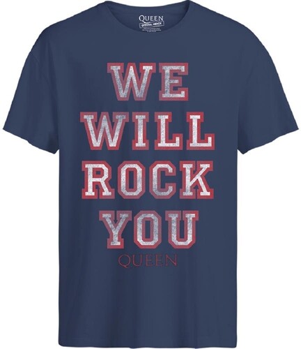 Queen We Will Rock You Blue Ss Tee 2Xl [T-Shirt] (ONLINE ORDER ONLY)