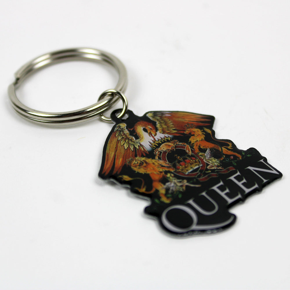 Queen Crest Logo Die-Cast Keychain (Online Order Only)