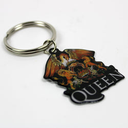 Queen Crest Logo Die-Cast Keychain (Online Order Only)