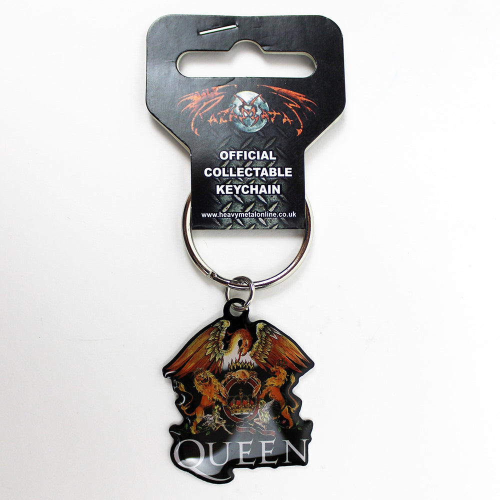 Queen Crest Logo Die-Cast Keychain (Online Order Only)