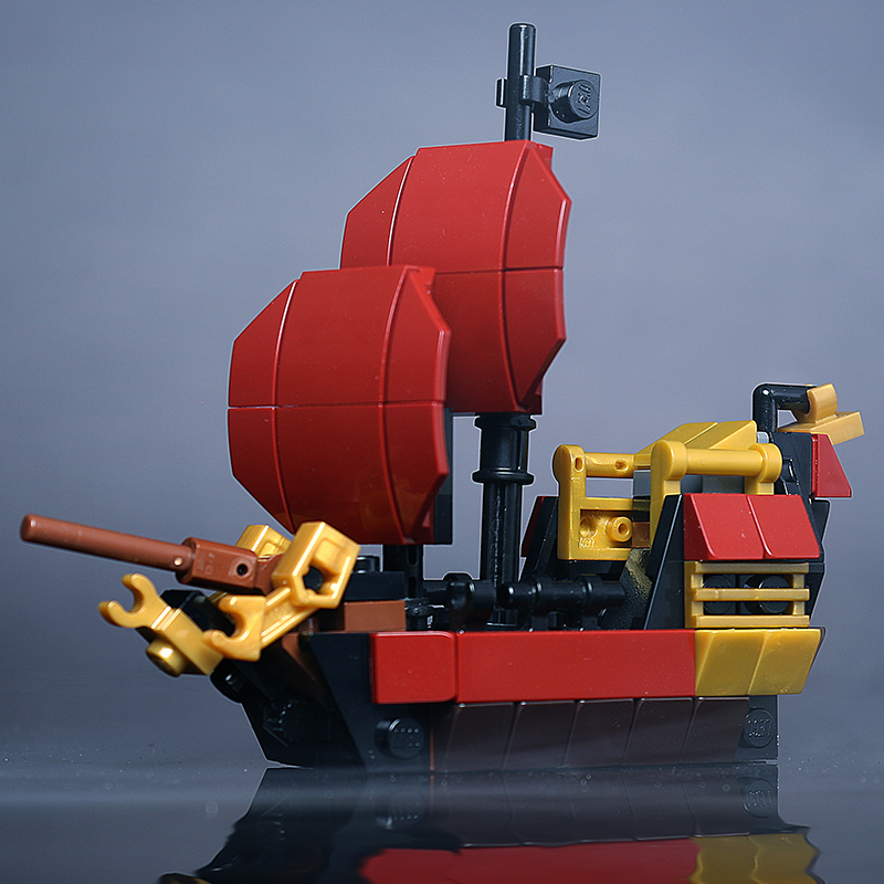 Custom Mini Queen Anne's Revenge Pirate Ship (Online Order Only)