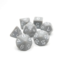 Quietus - 7 Piece DnD Dice Set | Acrylic RPG Gaming Dice (ONLINE ORDER ONLY)
