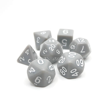 Quietus - 7 Piece DnD Dice Set | Acrylic RPG Gaming Dice (ONLINE ORDER ONLY)