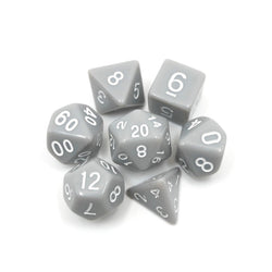 Quietus - 7 Piece DnD Dice Set | Acrylic RPG Gaming Dice (ONLINE ORDER ONLY)