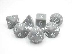 Quietus - 7 Piece DnD Dice Set | Acrylic RPG Gaming Dice (ONLINE ORDER ONLY)