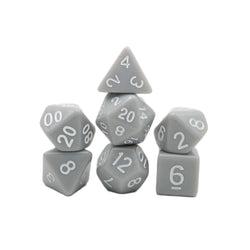 Quietus - 7 Piece DnD Dice Set | Acrylic RPG Gaming Dice (ONLINE ORDER ONLY)