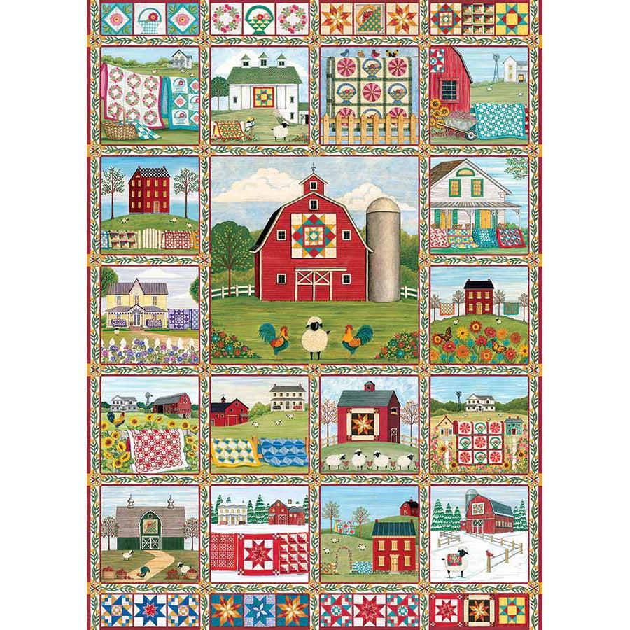 Quilt Country 1000 Piece Jigsaw Puzzle Cobble Hill (ONLINE ORDER ONLY)
