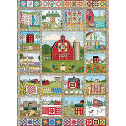 Quilt Country 1000 Piece Jigsaw Puzzle Cobble Hill (ONLINE ORDER ONLY)