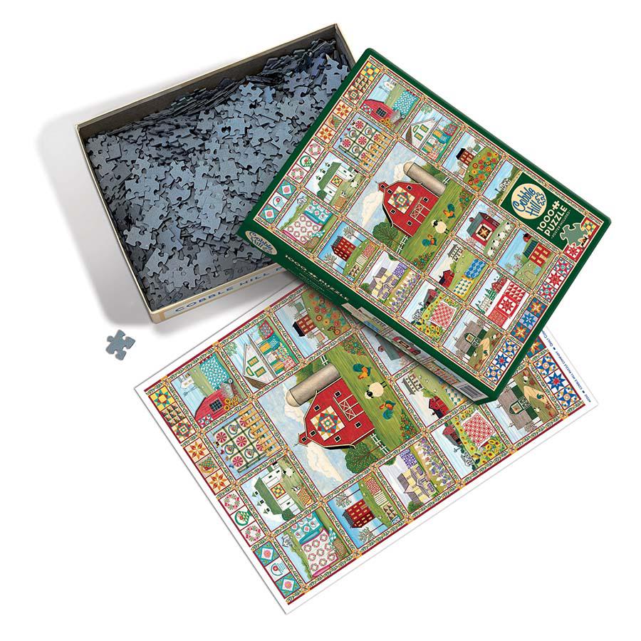 Quilt Country 1000 Piece Jigsaw Puzzle Cobble Hill (ONLINE ORDER ONLY)