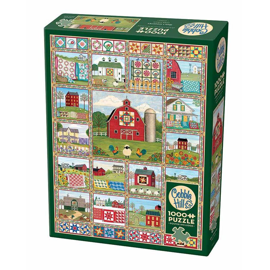 Quilt Country 1000 Piece Jigsaw Puzzle Cobble Hill (ONLINE ORDER ONLY)