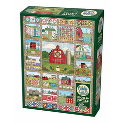 Quilt Country 1000 Piece Jigsaw Puzzle Cobble Hill (ONLINE ORDER ONLY)
