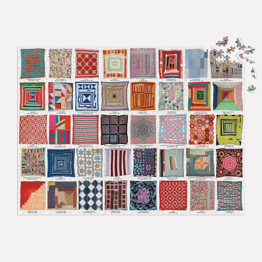 Quilts of Gee's Bend 1000 Piece Jigsaw Puzzle Galison (ONLINE ORDER ONLY)